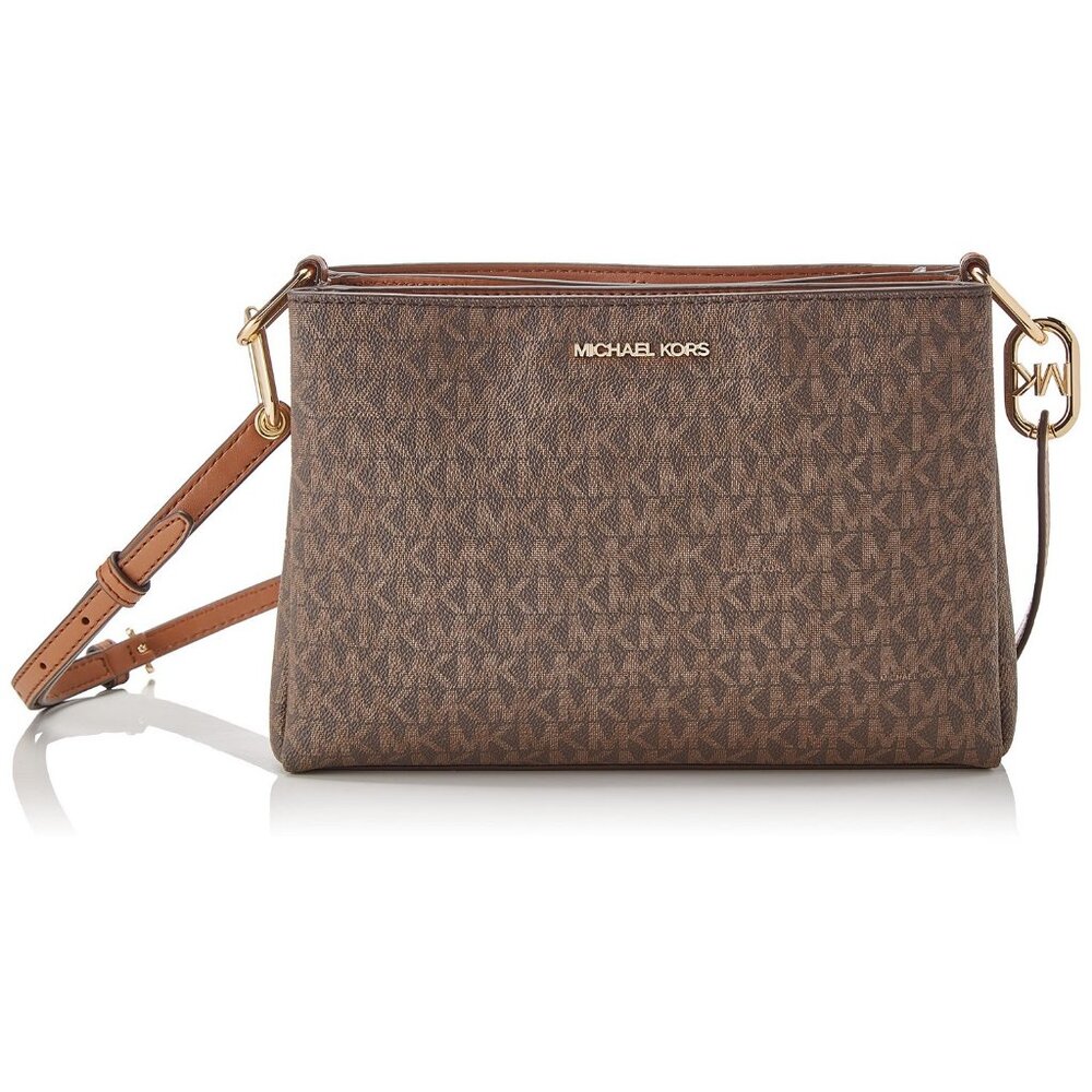Michael Kors Trisha Medium Triple Compartment Crossbody MSRP$398